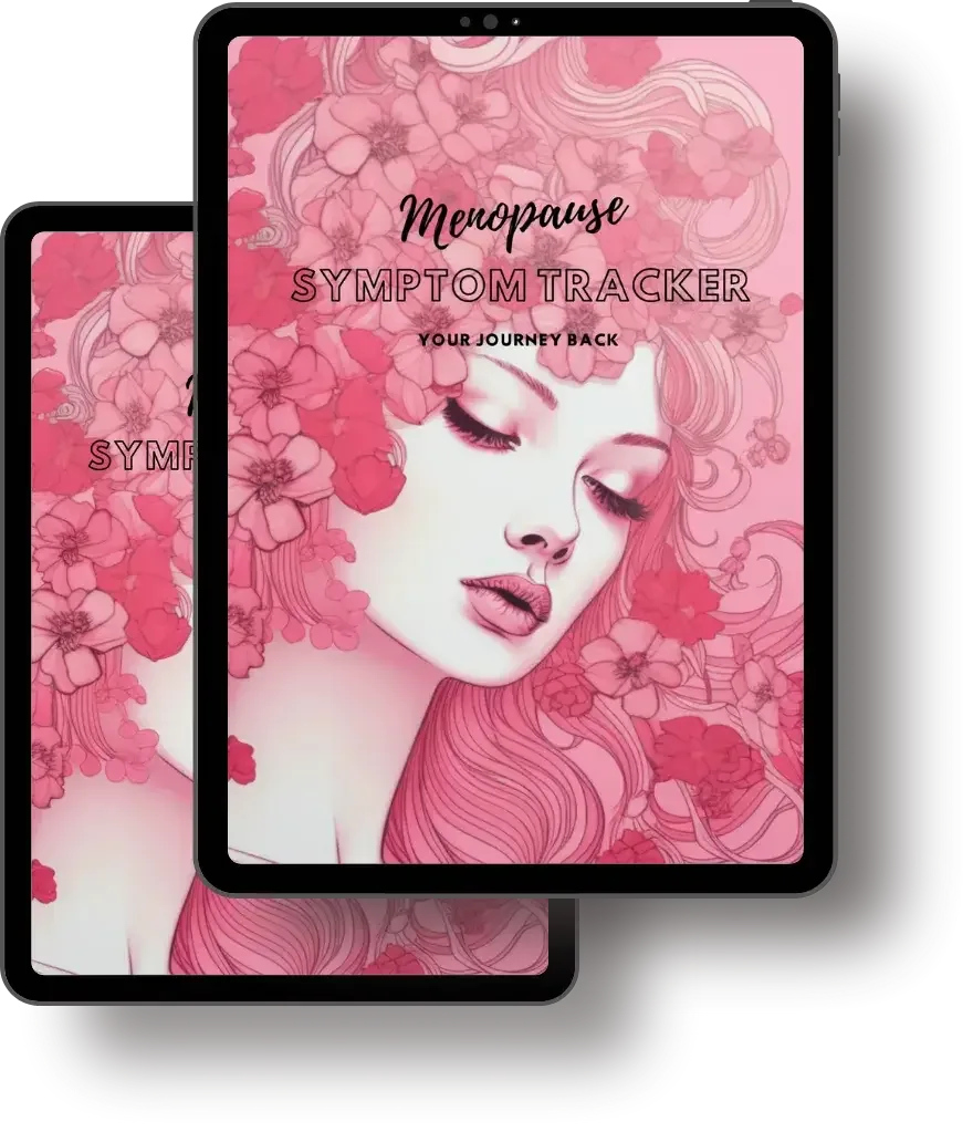 Printable Menopause Symptom Tracker pages from Hormone Bliss