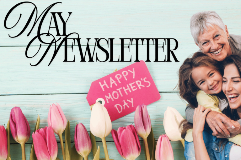 Mother’s Day promotional image for Hormone Bliss featuring feminine pink floral styling, wellness products, and messaging focused on menopause, perimenopause, self-care, hormone balance, and helping women feel like themselves again.