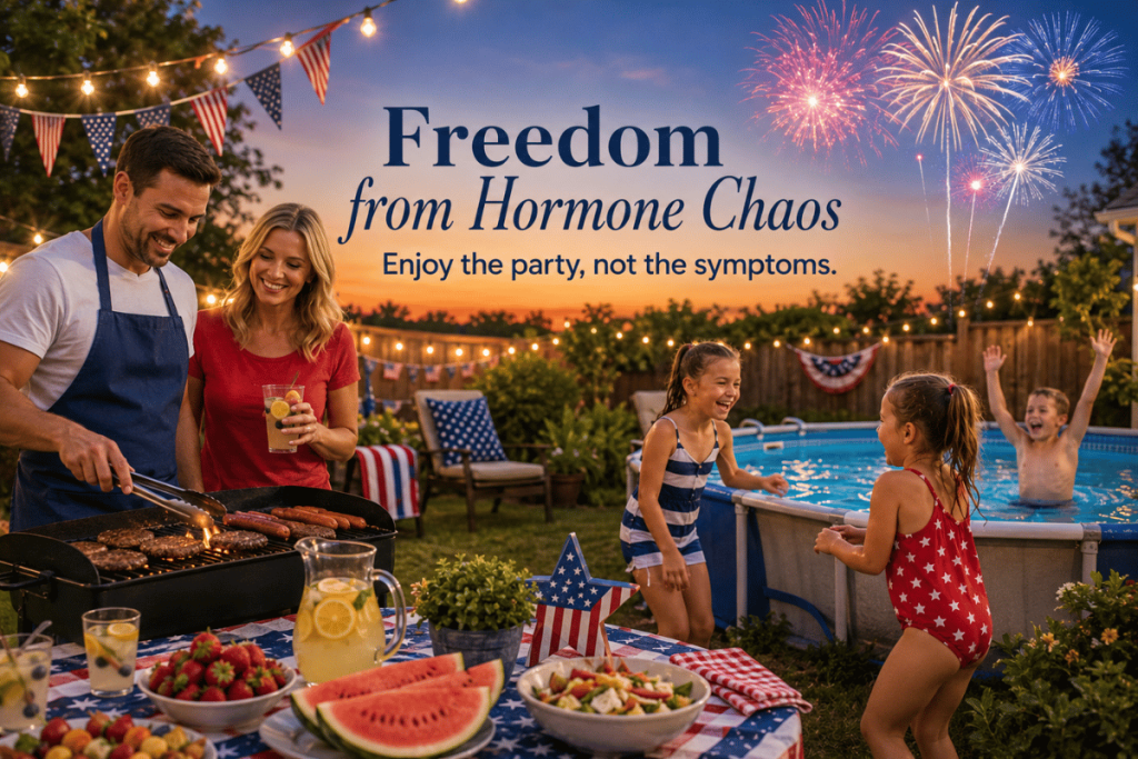 4th of july freedom family photo
